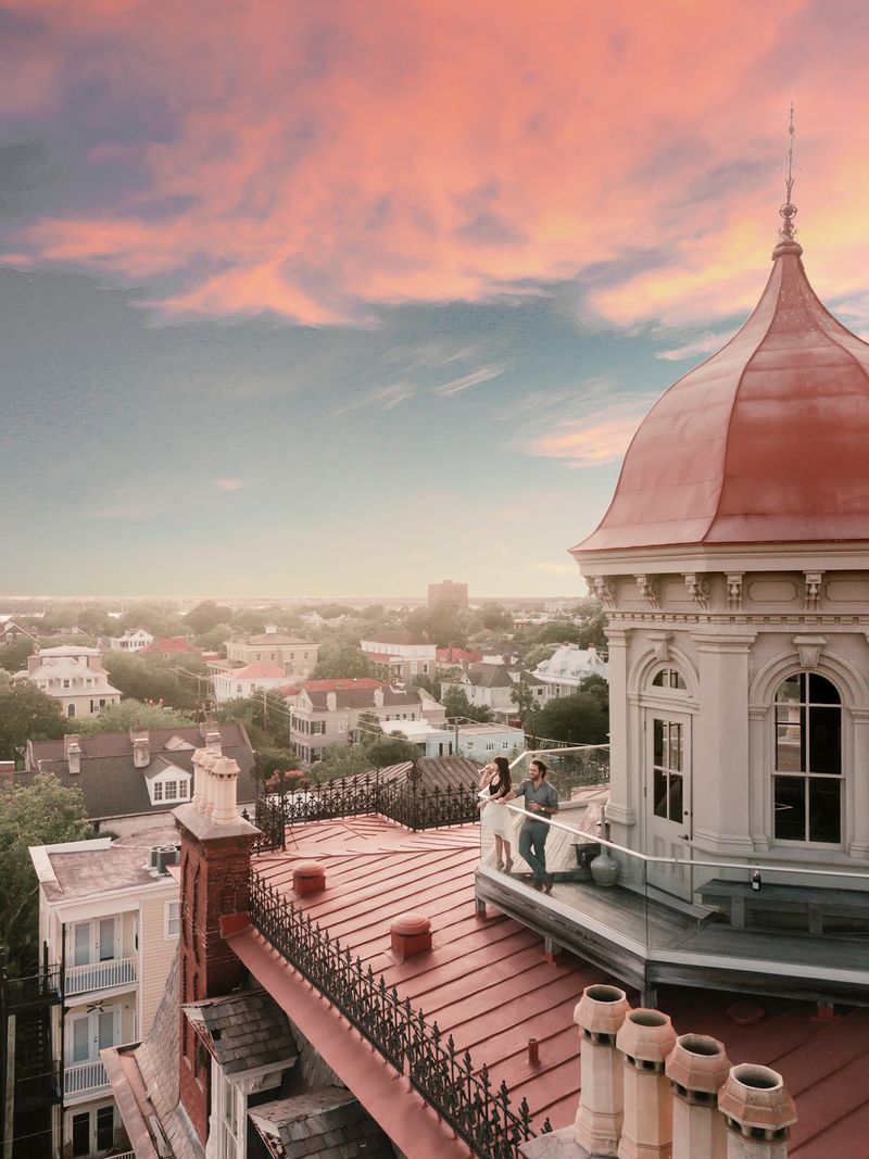The Rooftop Cupola and Its Sweeping City Views