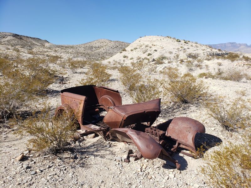 The Rusted Old Car Left Behind