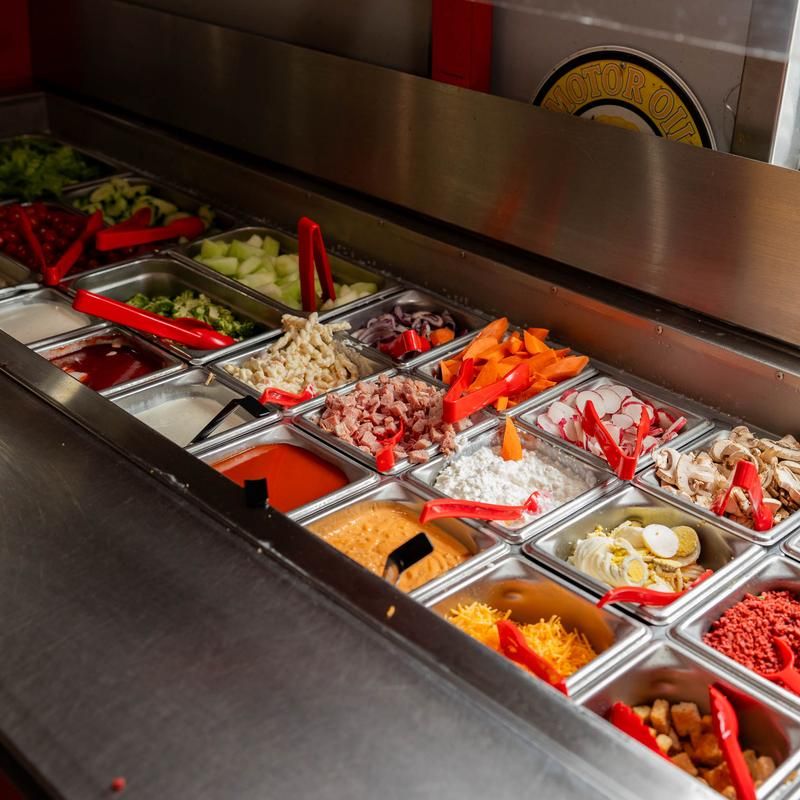 The Salad Bar And Counter Seating Charm The Salad Bar And Counter Seating Charm