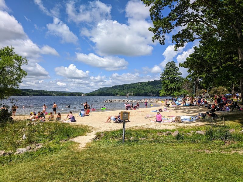 The Sandy Beach and Swimming Area The Sandy Beach and Swimming Area
