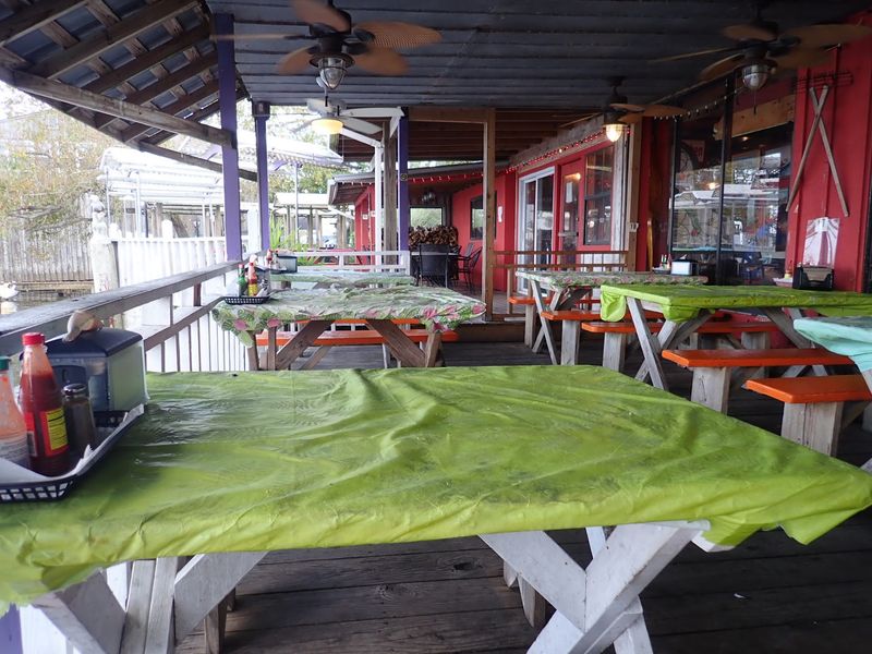 The Screened Porch and Picnic Table Setup