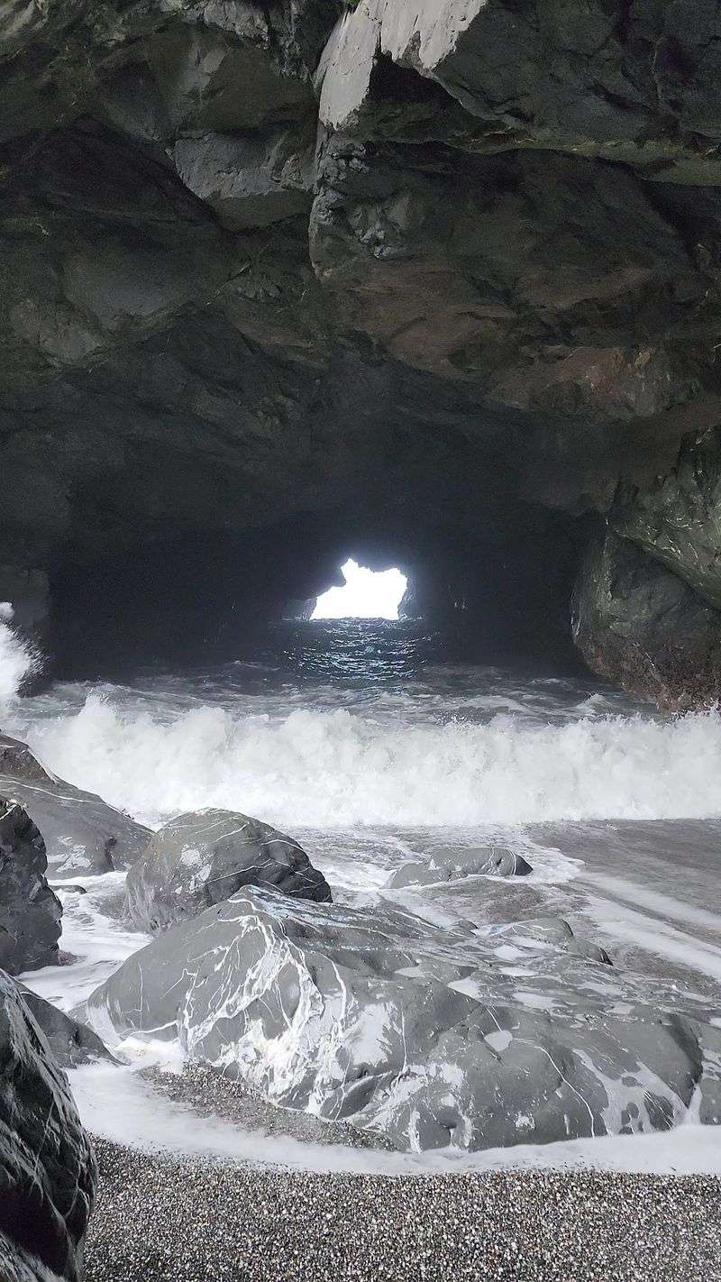 The Sea Cave Carved Beneath The Stone