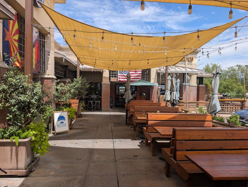 The Shaded Patio With Misters That Makes Arizona Heat Feel Manageable