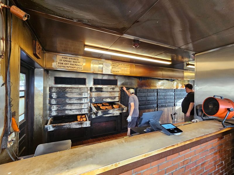 The Smoke House Working Right Next Door