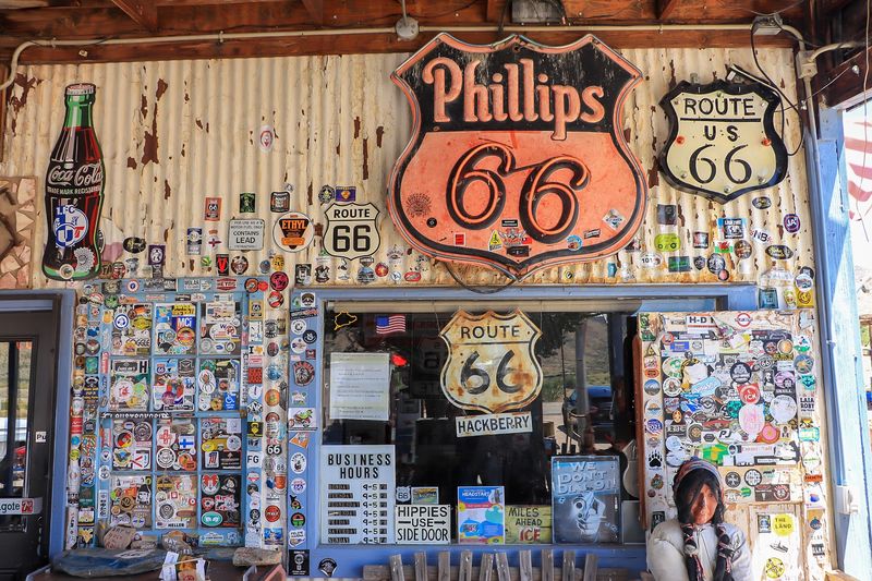 The Soda Fountain at Hackberry General Store, Hackberry