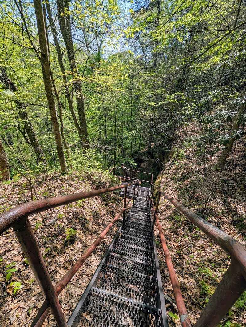 Those Steep Metal Stairs