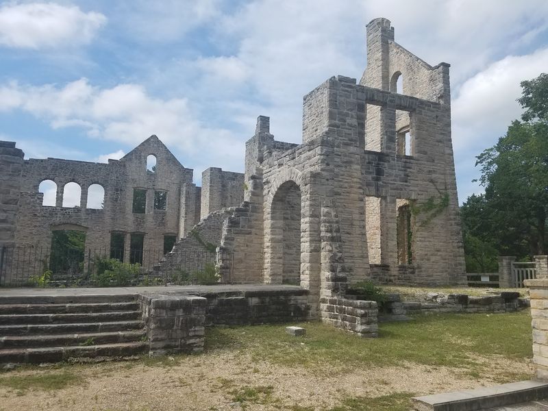 Three Separate Ruins Spread Across the Bluff