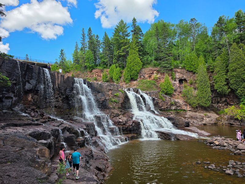 Three Tiers Of Falling Water