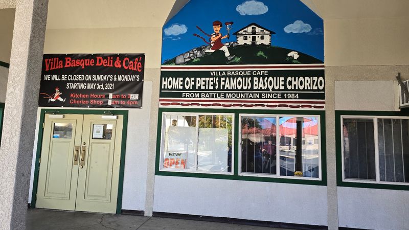 Villa Basque Cafe and Bakery, Carson City, Nevada