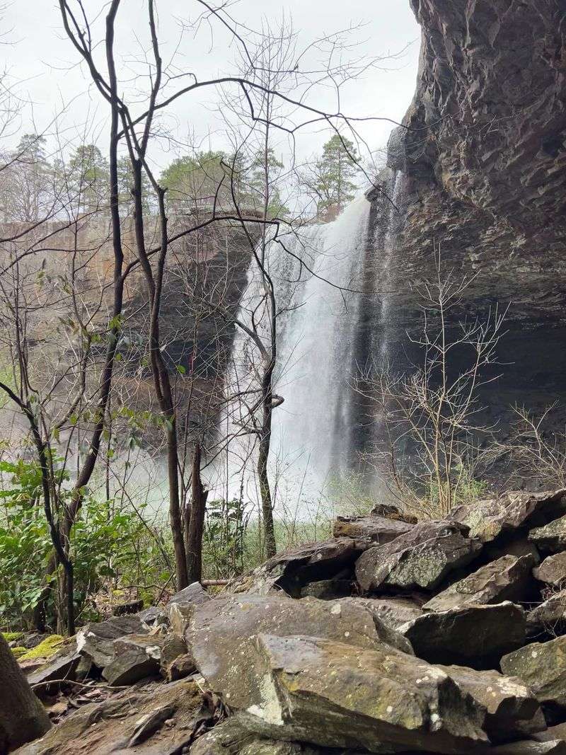 Walking Behind the Waterfall