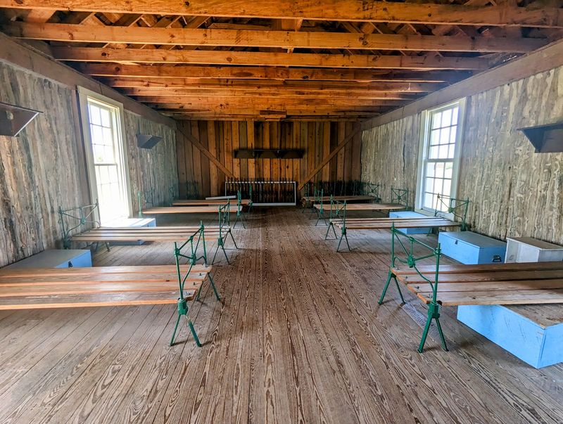 Walking Through Buildings Where Soldiers Once Lived