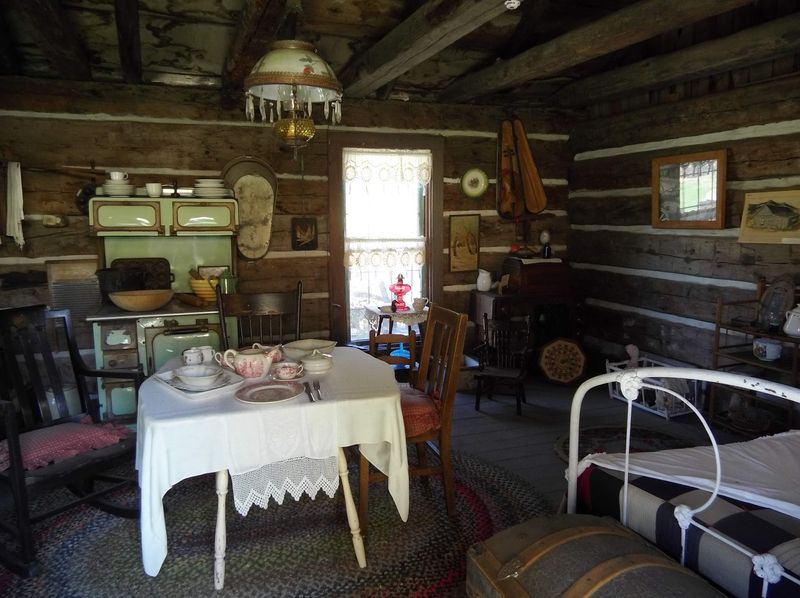 Walking Through The Original Cabins And Shops Walking Through The Original Cabins And Shops