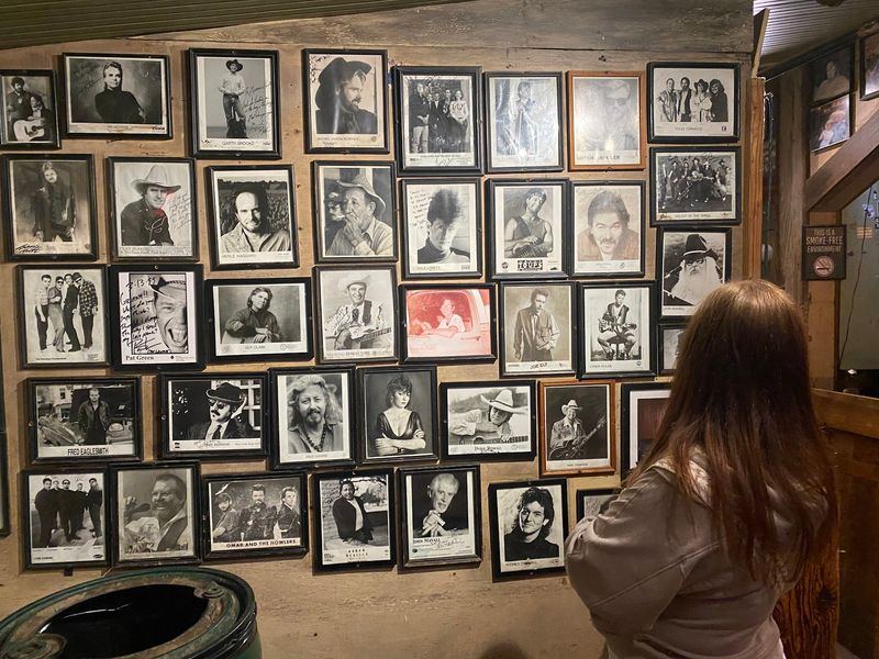 Walls Covered In Country Music Royalty