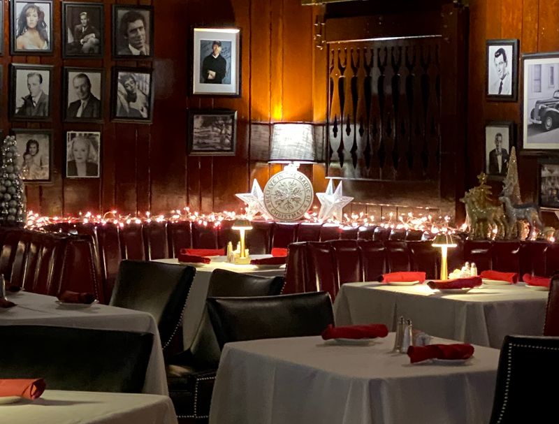 Walls Lined With Hollywood Memorabilia