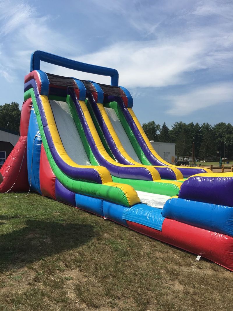Water Slides And A Bounce Pad That Keep Kids Busy All Day