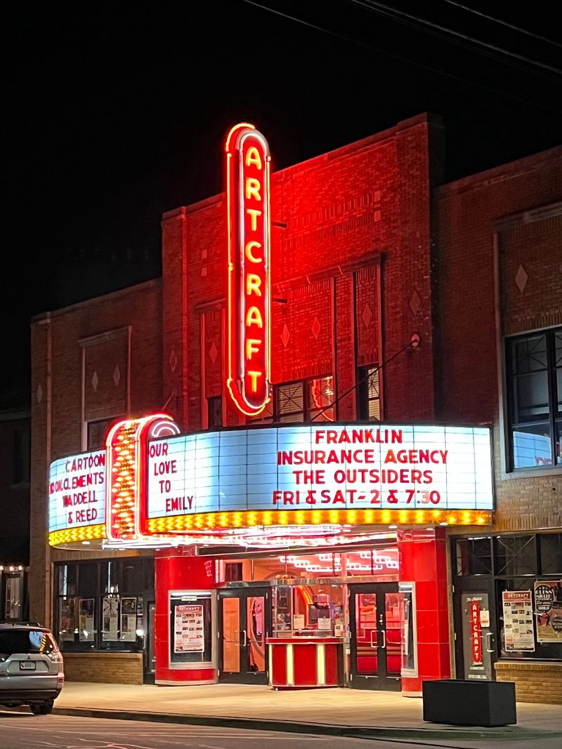 Where The Marquee Still Glows in Downtown Franklin Where The Marquee Still Glows in Downtown Franklin