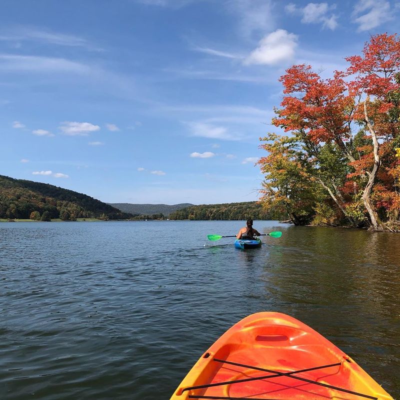 Where Two Lakes Anchor The Wilderness