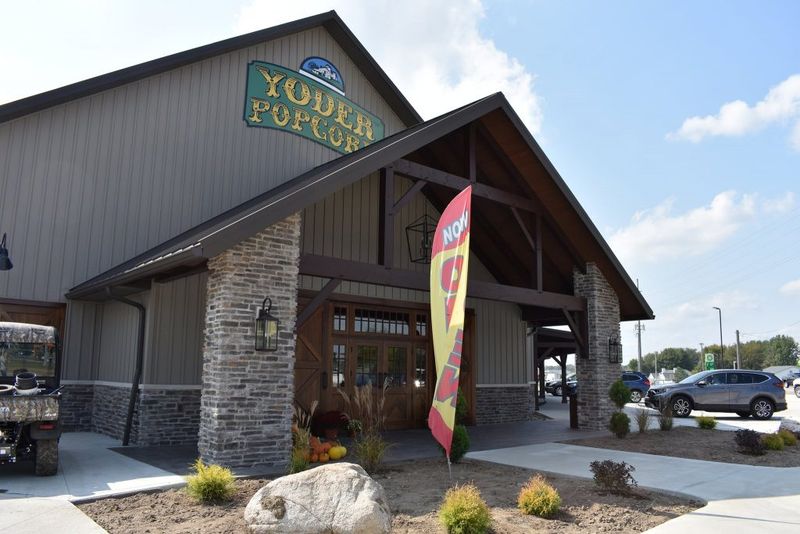 Yoder Popcorn and Country Store area, Topeka, Indiana Yoder Popcorn and Country Store area, Topeka, Indiana