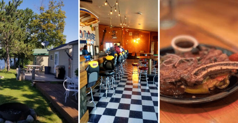 People Travel From Across Minnesota To Dine At This Rustic Log-Cabin Steakhouse