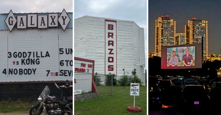 These 7 Texas Drive-In Theaters Still Show Double Features Under The Stars