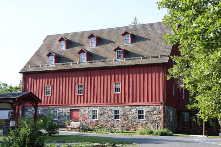 Watch The Blacksmith Work And Wander A Restored 18th-Century Quaker Mill Village In Maryland
