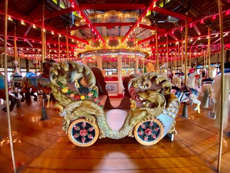 This Historic Connecticut Carousel Still Spins Hand-Carved Horses From The Early 1900s
