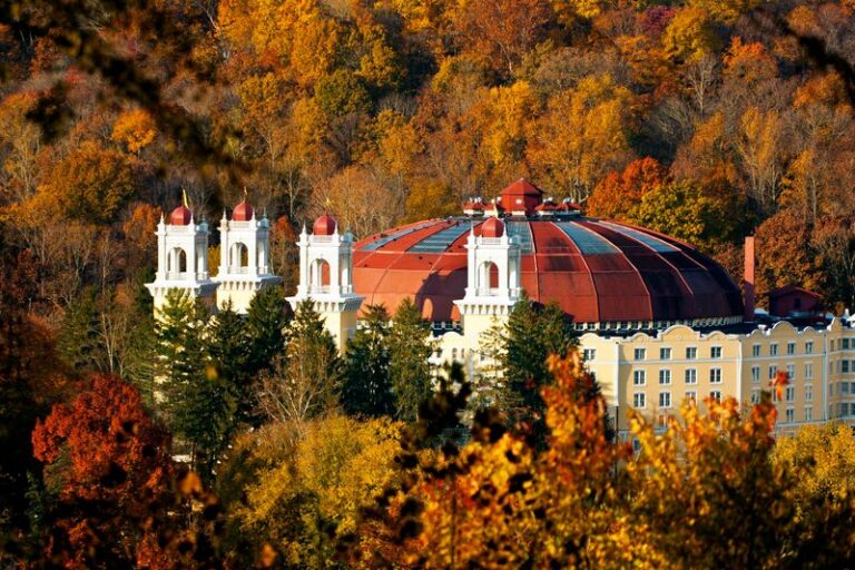 This Historic Indiana Hotel Lets You Sleep Inside A Restored Mineral Springs Resort