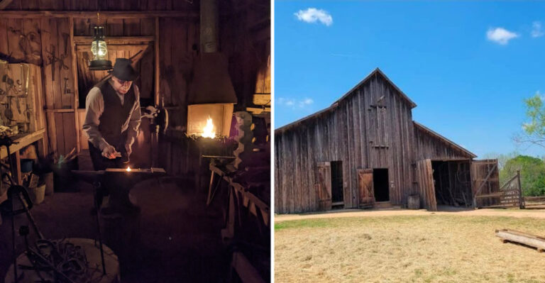 Step Into Texas History At This Living Farm Where Pioneer Life Comes Alive Before Your Eyes