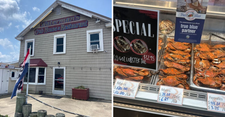 In Maryland, These 12 Waterfront Seafood Shacks Serve Blue Crab Cakes You’ll Drive Hours For