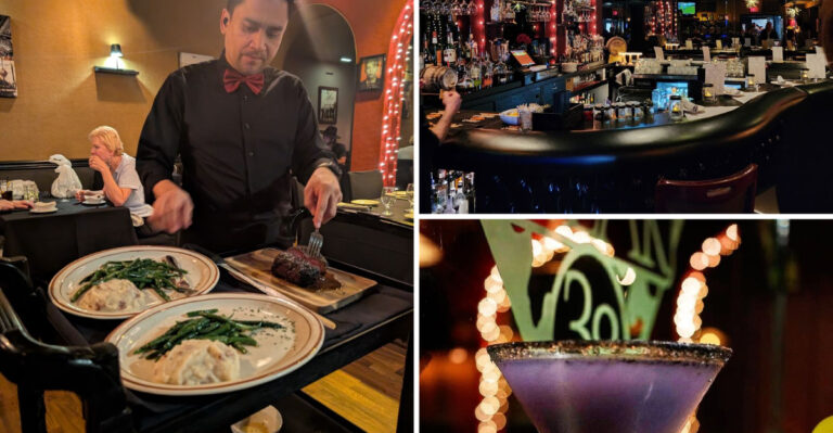 This Retro New Jersey Supper Club Serves Sizzling Ribeyes In A Dim Room With Tableside Caesar And A Roaming Singer