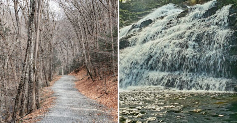 This Short Massachusetts Hike Ends At A Waterfall That Looks Like Pure Fairytale Magic