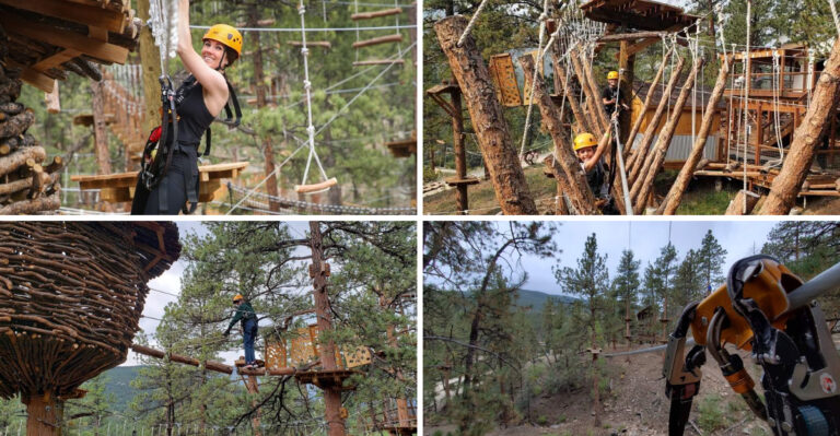 This Colorado Adventure Park Lets You Climb, Zip, And Swing Through The Treetops All Day Long