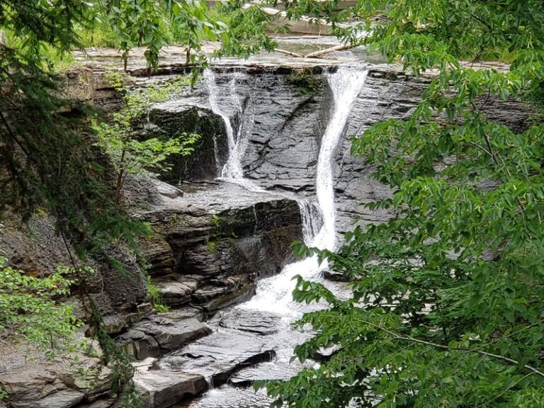 This Small New York State Park Hides an 80-Foot Waterfall a Short Walk From the Gate