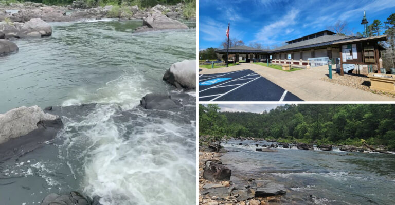 This Quiet Arkansas State Park Hides A Gorgeous Rushing River And Rocky Waterfalls Few Travelers Reach