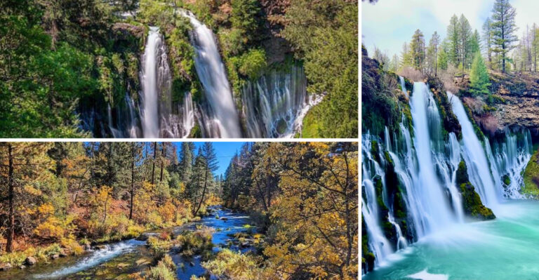 In Northern California, This State Park Pairs an Easy Loop Trail With Views Of A Thundering 129-Foot Waterfall