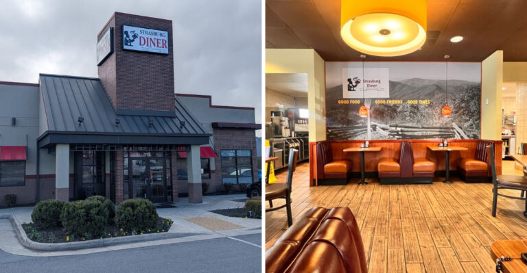 In The Small Virginia Town Of Strasburg, This Classic Diner Is A Favorite Breakfast Stop For Road-Trippers And Locals Alike