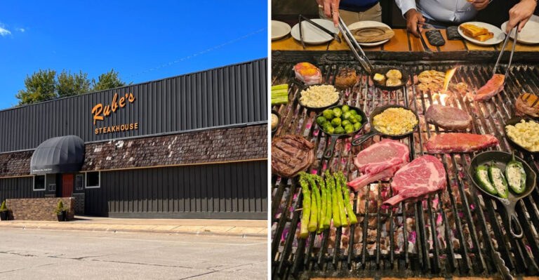 Iowans Drive To Tiny Montour To Grill Their Own Steaks At This Legendary Charcoal Steakhouse