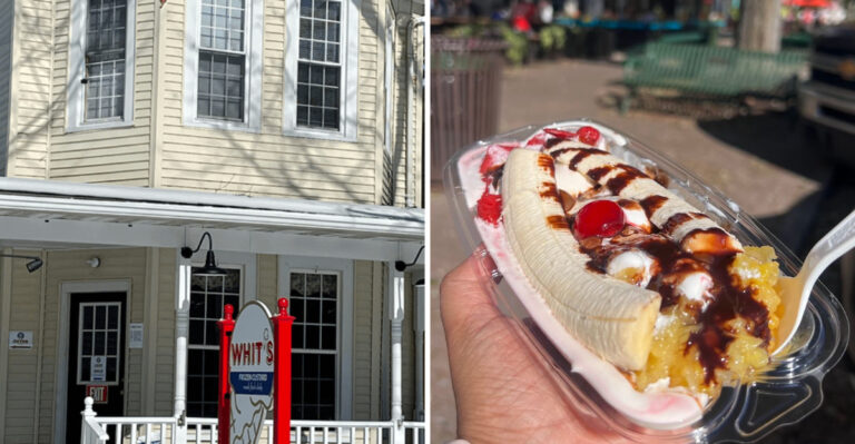 Families Fill Every Booth At This Retro Ohio Ice Cream Parlor For Its Towering Banana Splits