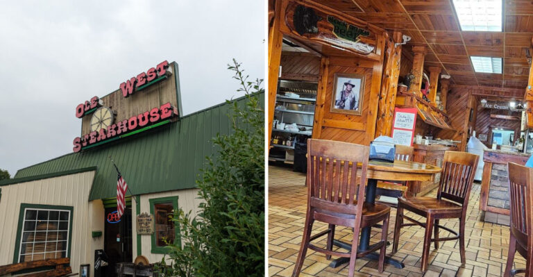 This Rustic Old West-Themed Steakhouse In Tennessee Serves Up Ribeyes In A Genuine Frontier Setting