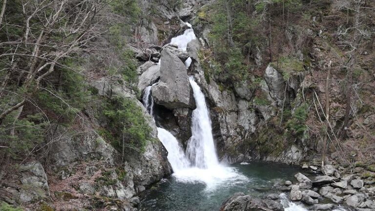 This Little Massachusetts State Park Rewards a Short, Easy Walk With a Towering Single-Drop Waterfall