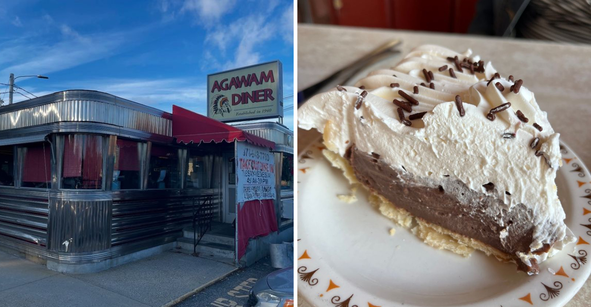 This Vintage 1954 Rail-Car Diner In Massachusetts Still Dishes Out Comfort Classics And Homemade Pies