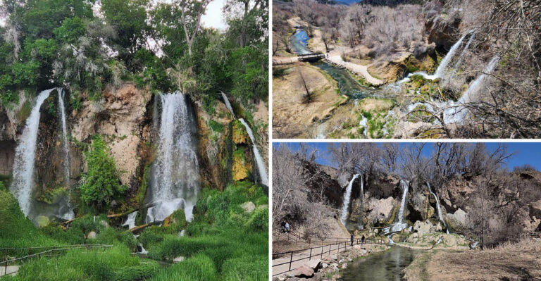 This Little Colorado State Park Hides a Triple Waterfall You Can Walk Behind