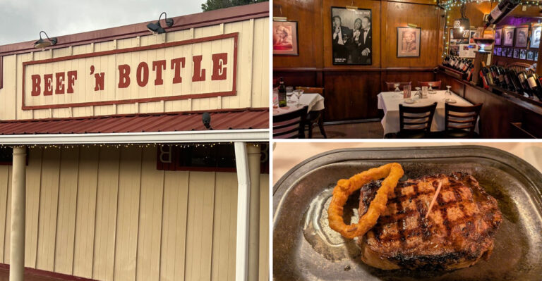 This Old-School Charlotte Steakhouse Has Grilled Ribeyes In A Candlelit, Wood-Paneled Room Since 1958