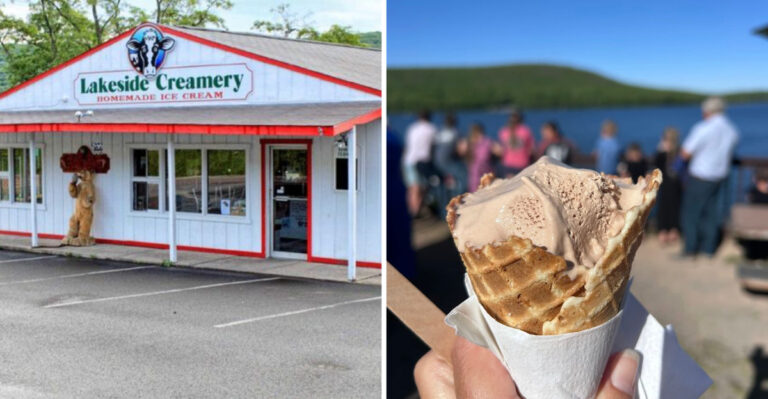 This Tiny Deep Creek Lake Ice Cream Shack Scoops Homemade Flavors Right By The Water