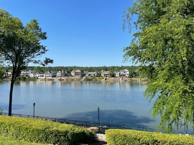 This Riverfront Georgia Park Lets You Watch Barges Drift By From A Shady Walking Path
