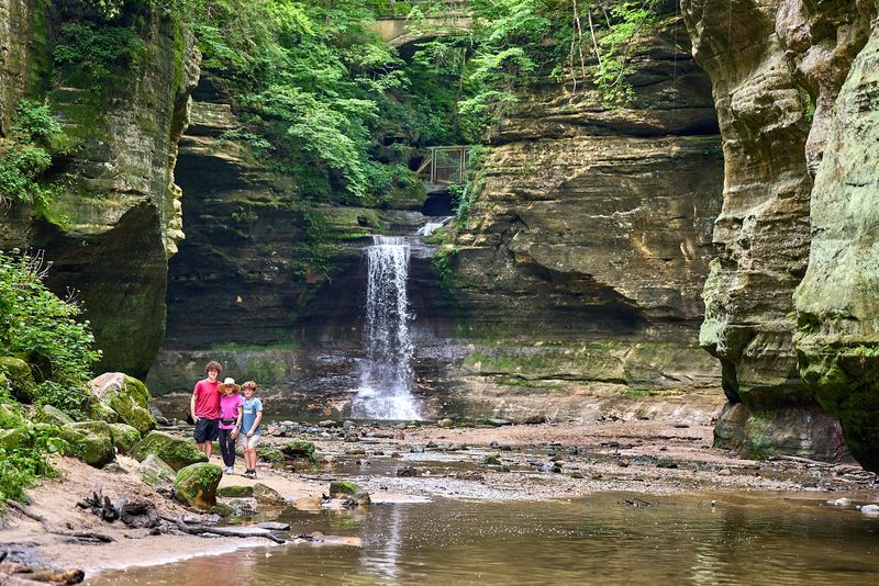 A 45-Foot Drop Into a Stone Gorge