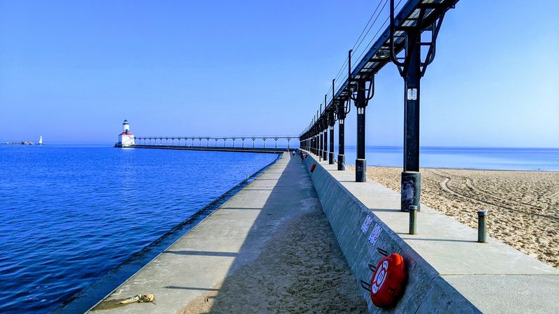 A Beacon Where The Harbor Opens To Open Water A Beacon Where The Harbor Opens To Open Water