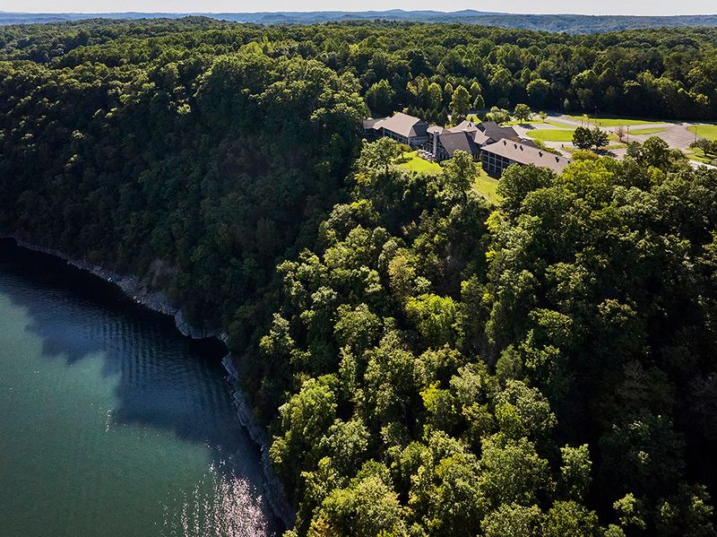 A Bluff-Top Lodge With The Address To Match