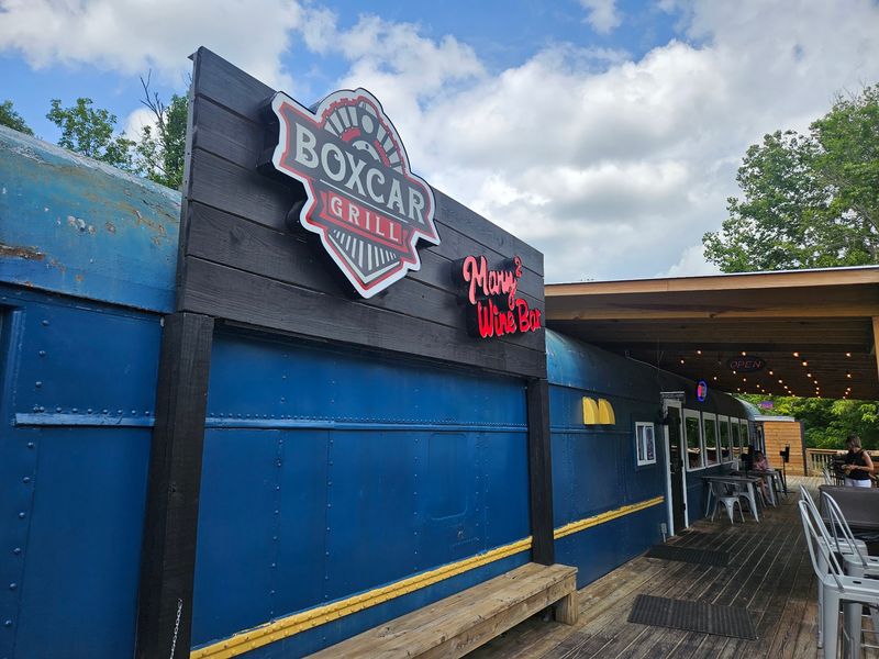 A Boxcar Restaurant in the Heart of Talking Rock