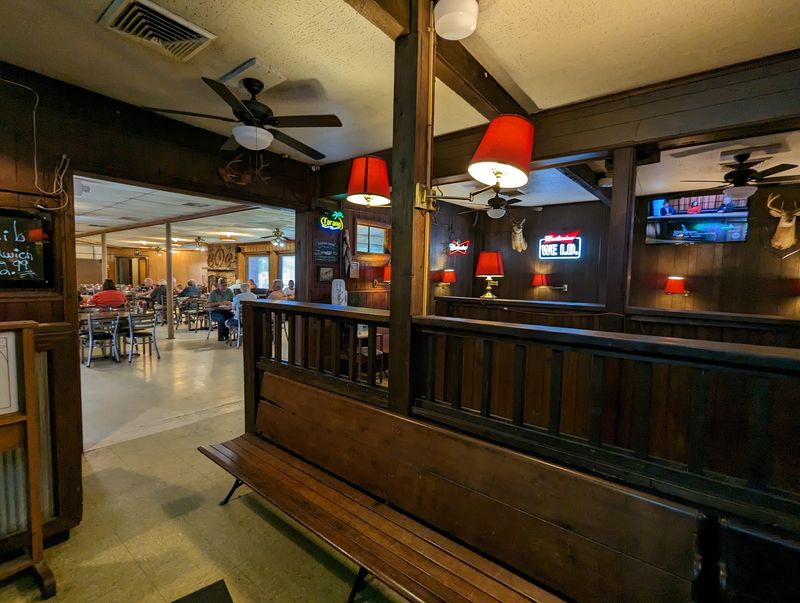 A Cafeteria-Style Setting With A Bar